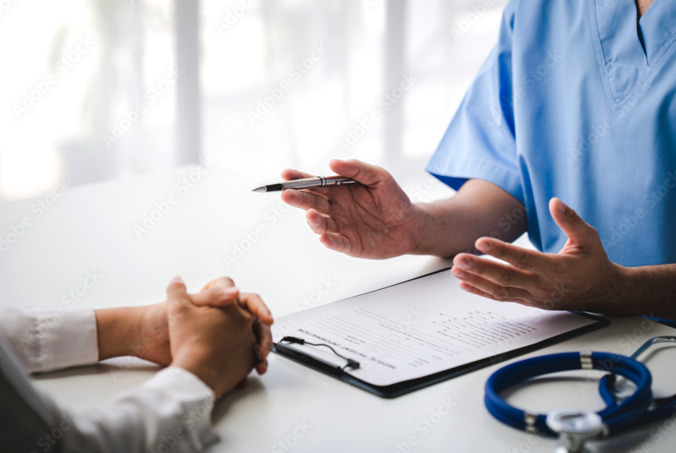 Medical team reviewing
